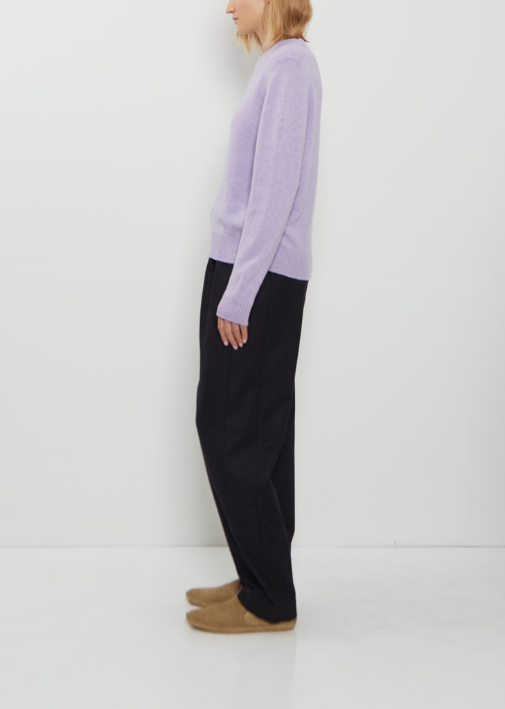Hepburn Cashmere Crewneck — Lavandula