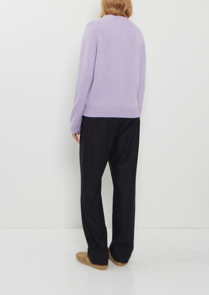 Hepburn Cashmere Crewneck — Lavandula