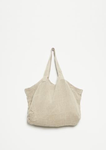 Linen Nomade XL Bag — Natur