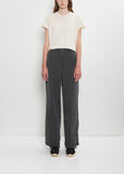 Wool Linen Wide Pants