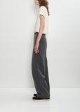 Wool Linen Wide Pants