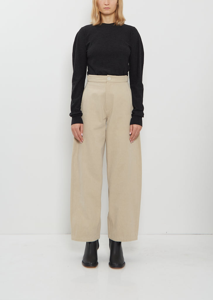 Cotton Canvas Pants — Washed Antique