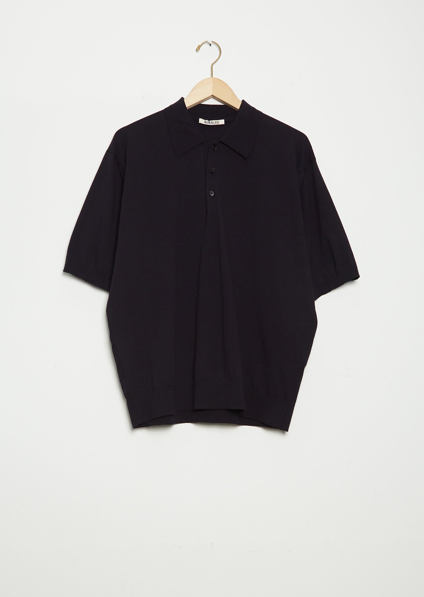 Men's High Gauge Cotton Knit Polo – La Garçonne