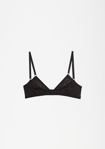 Daily Triangle Bra — Black