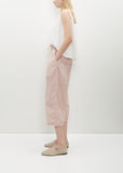 Wide & Short Trousers TC — Petal Pink