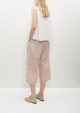 Wide & Short Trousers TC — Petal Pink