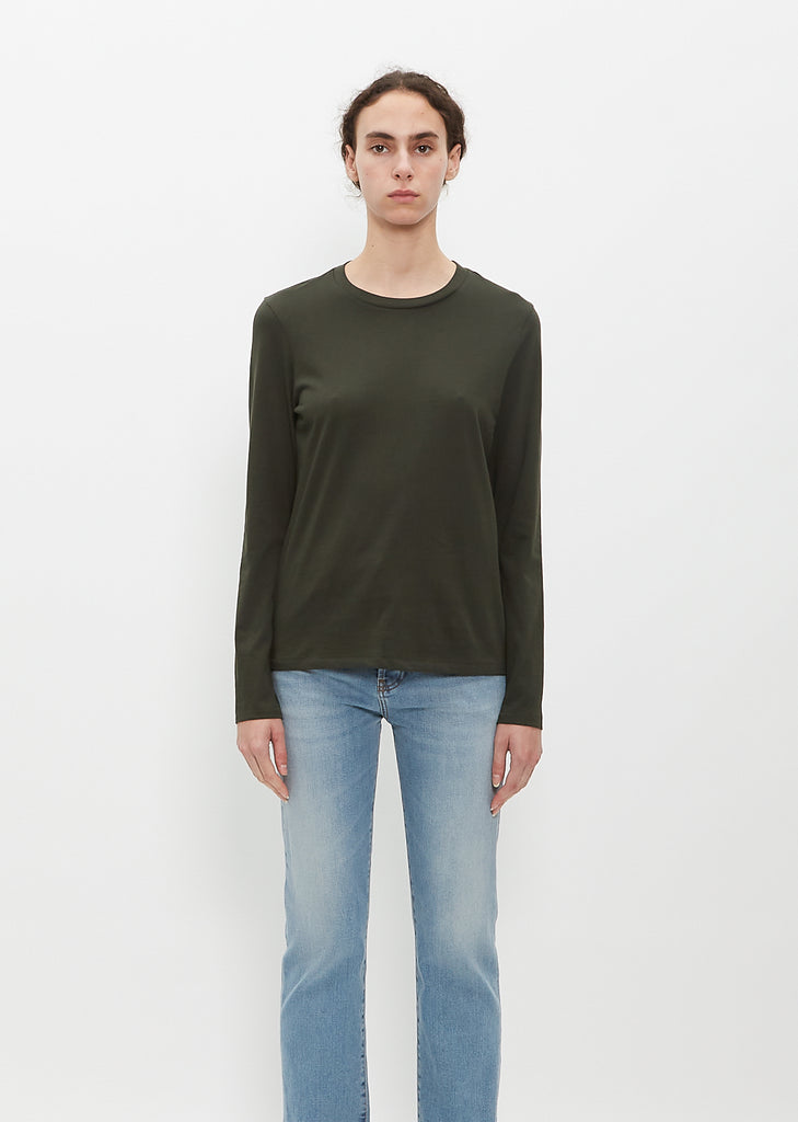 Long Sleeve Mini Boy T-Shirt — Spruce