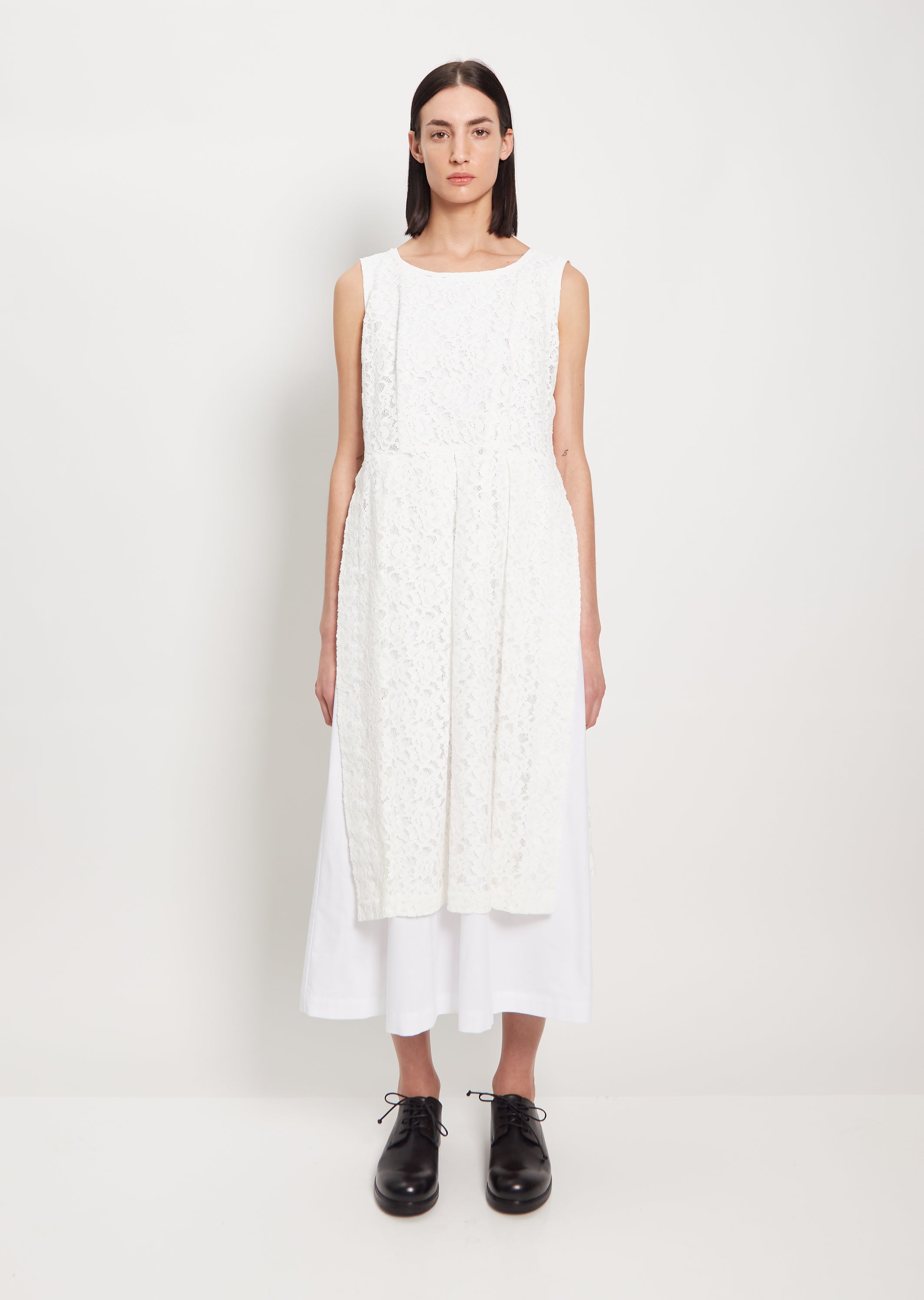 Cotton & Lace Dress La Garonne Cotton & Lace Dress La Garonne