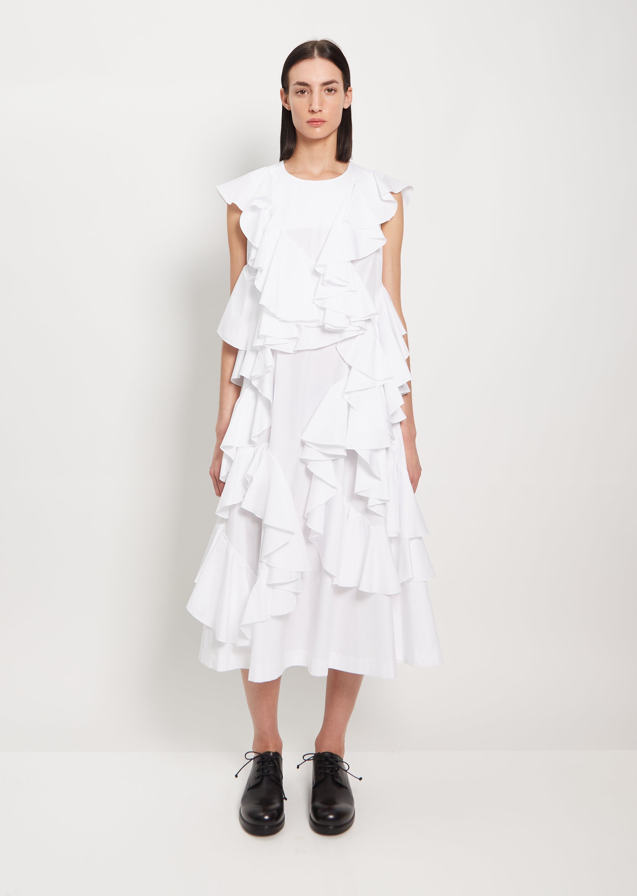 【送料&関税込】Comme Des GarAons Dress Comme des Garçons Comme des Garçons Tiered Poly Jersey Dress