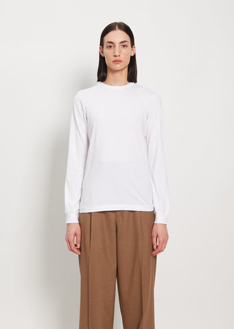Seamless Long Sleeve Tee — White