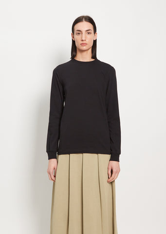 Seamless Long Sleeve Tee — Black