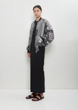 Foiled Cotton Bomber Jacket