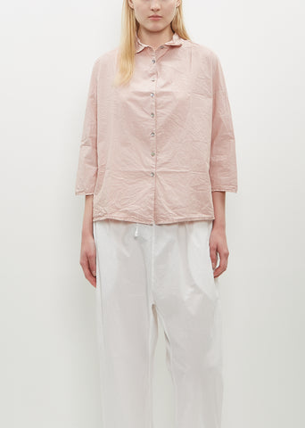 Short Collar Shirt TC — Petal Pink