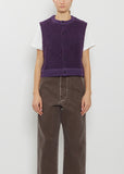 Alpaca Cropped Vest