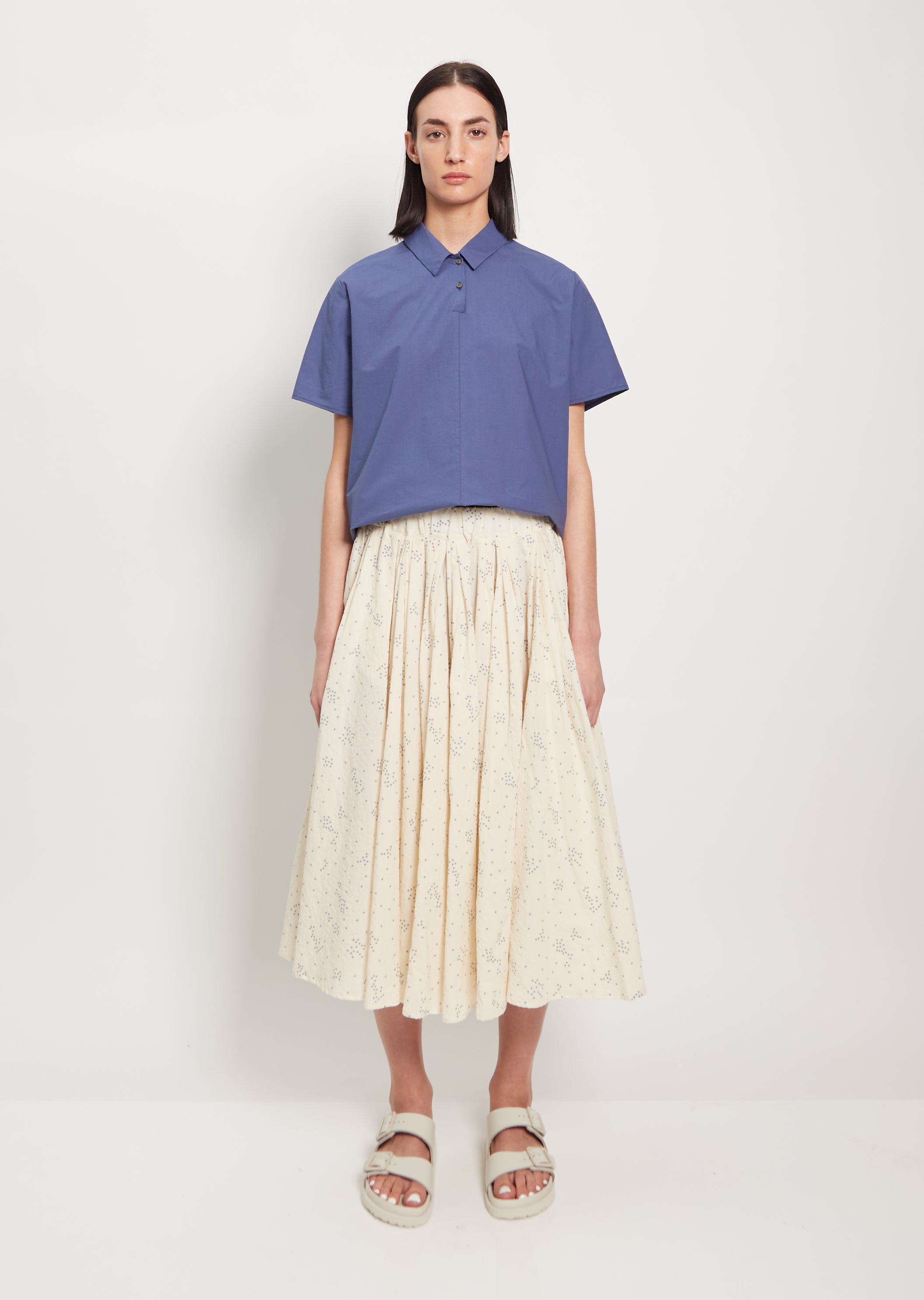 「高評価！」注目のレビュ Gathered Skirt Garçonne La – スカート