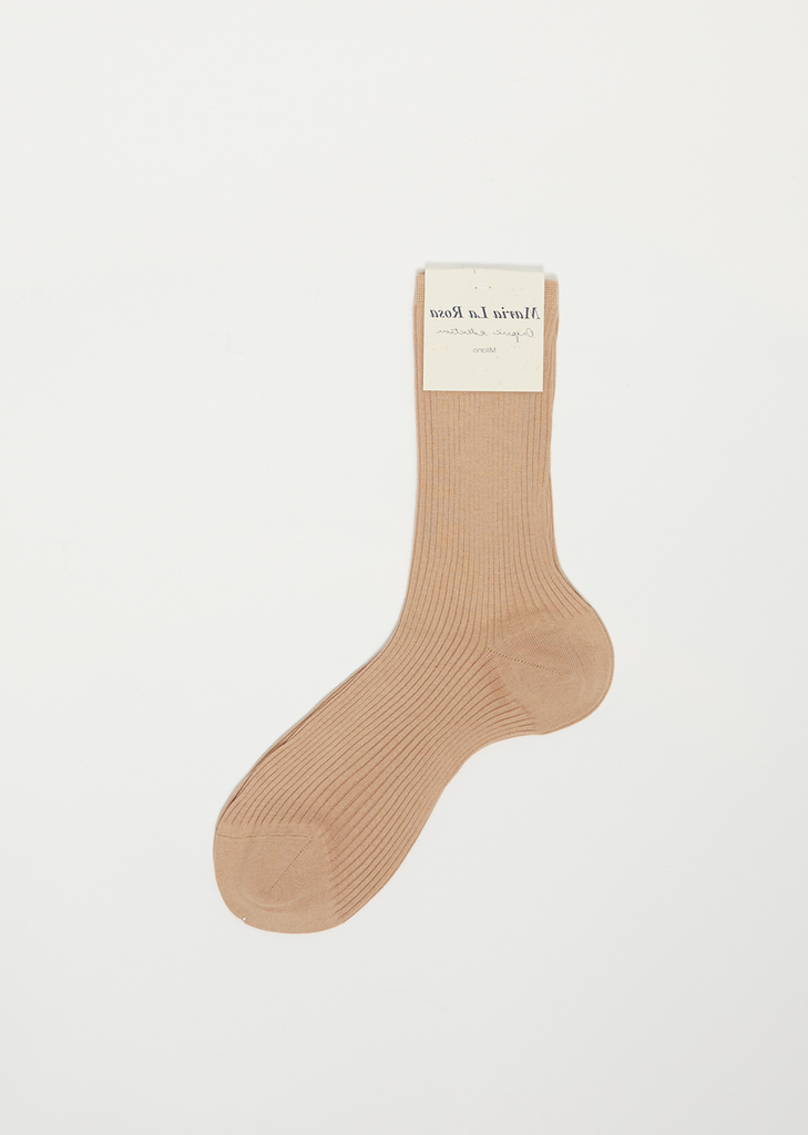 Organic Cotton Socks — Beige