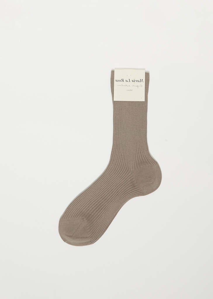 Organic Cotton Socks — Taupe