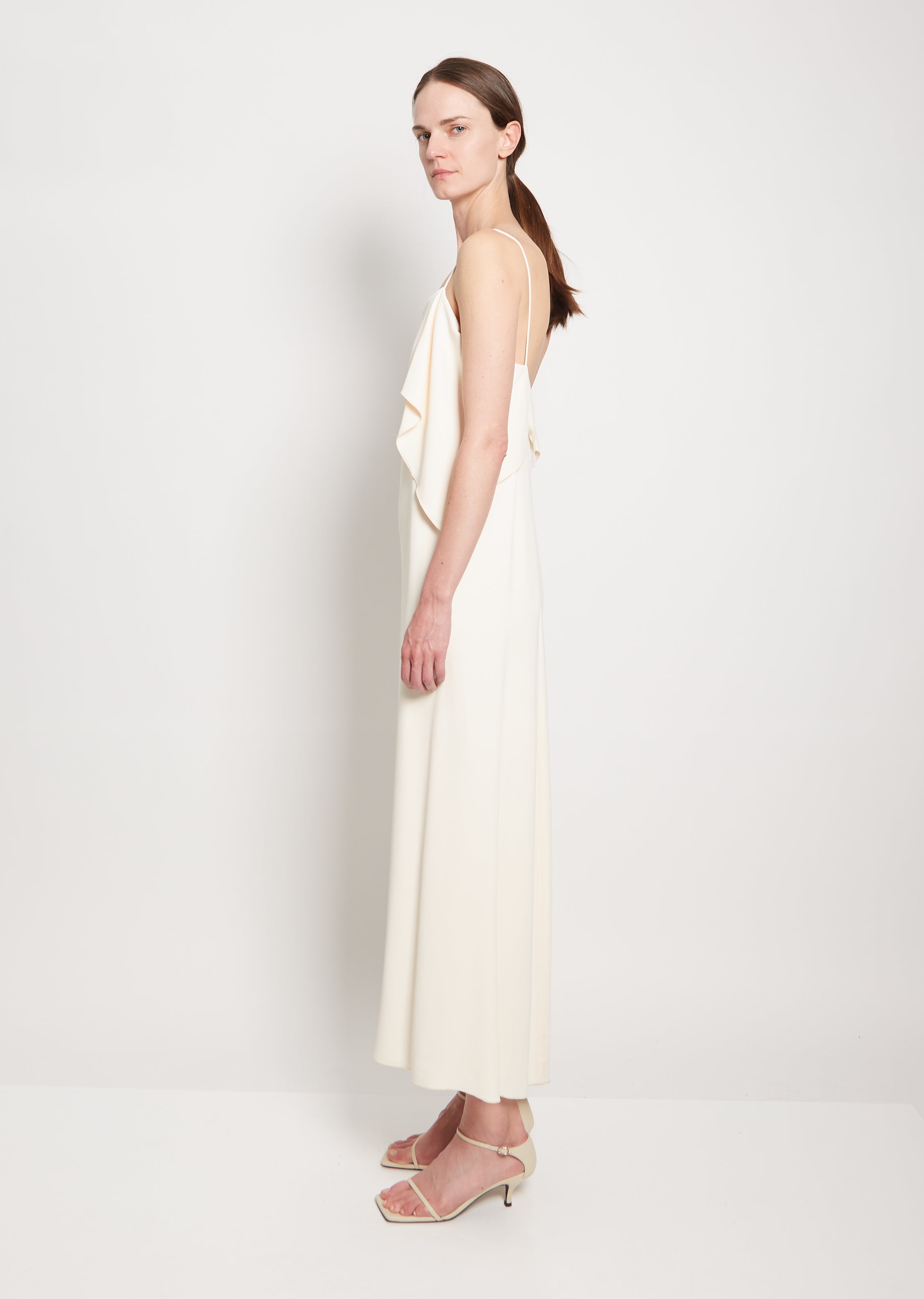 Draped Silk Cami Dress Blush La Garonne Draped Silk Cami Dress Blush La Garonne