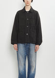 Coverall Moleskin Jacket — Black