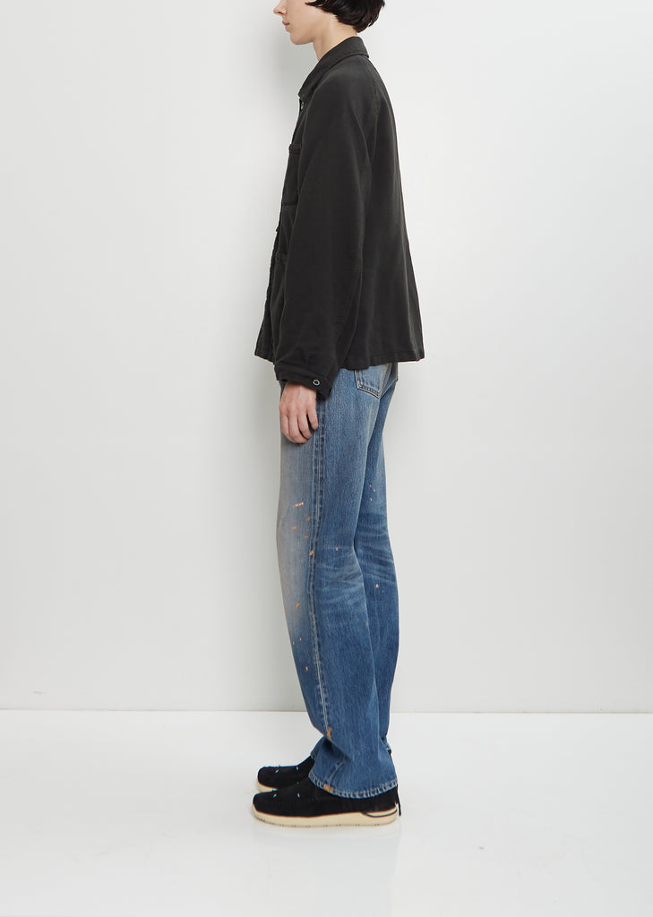 Coverall Moleskin Jacket — Black