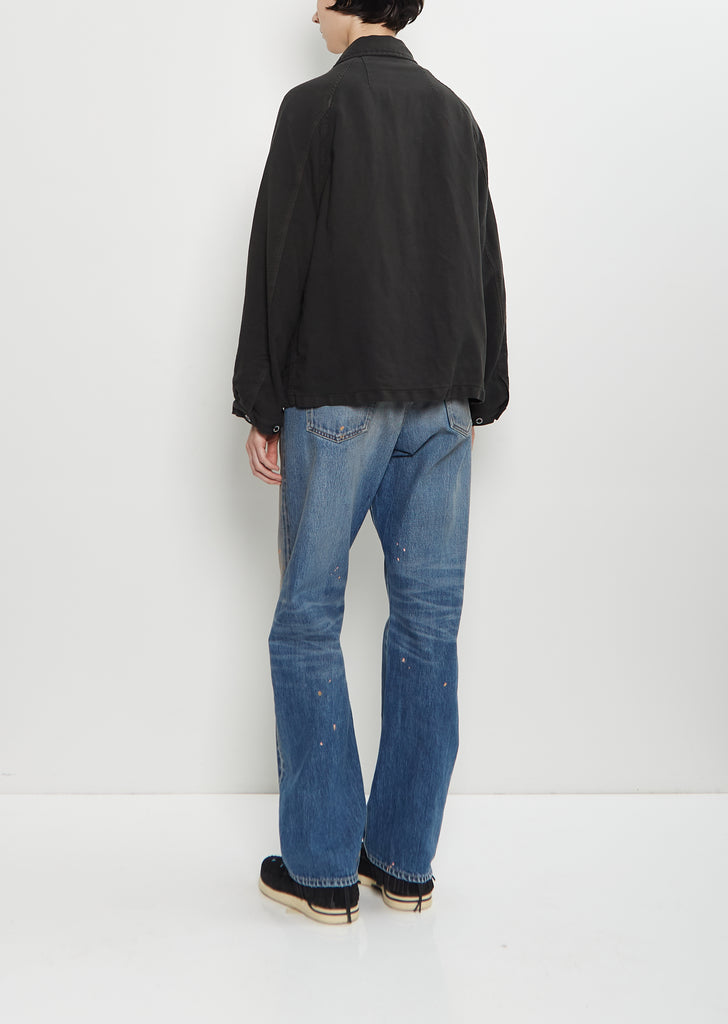 Coverall Moleskin Jacket — Black