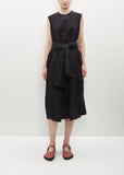 Sleeveless Dress Medium-Long — Black