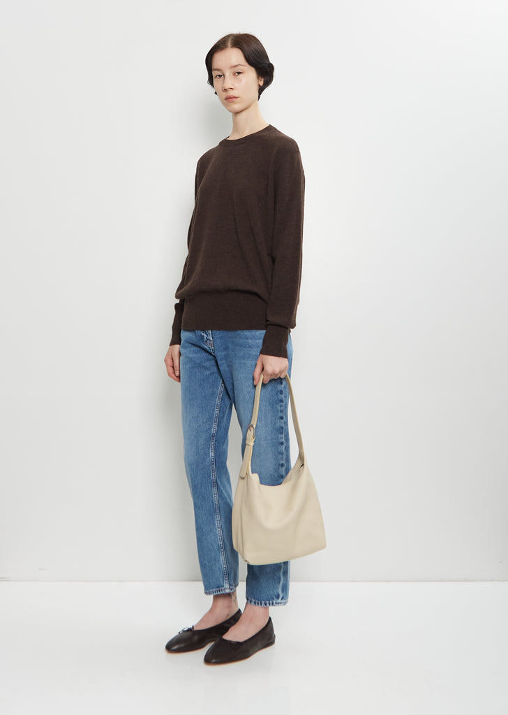 Isa Leather Bag — Porcelain