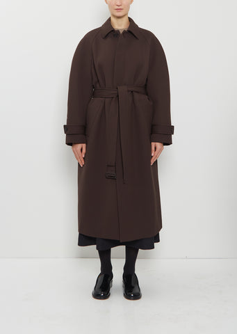 Twisted Double Cloth Coat