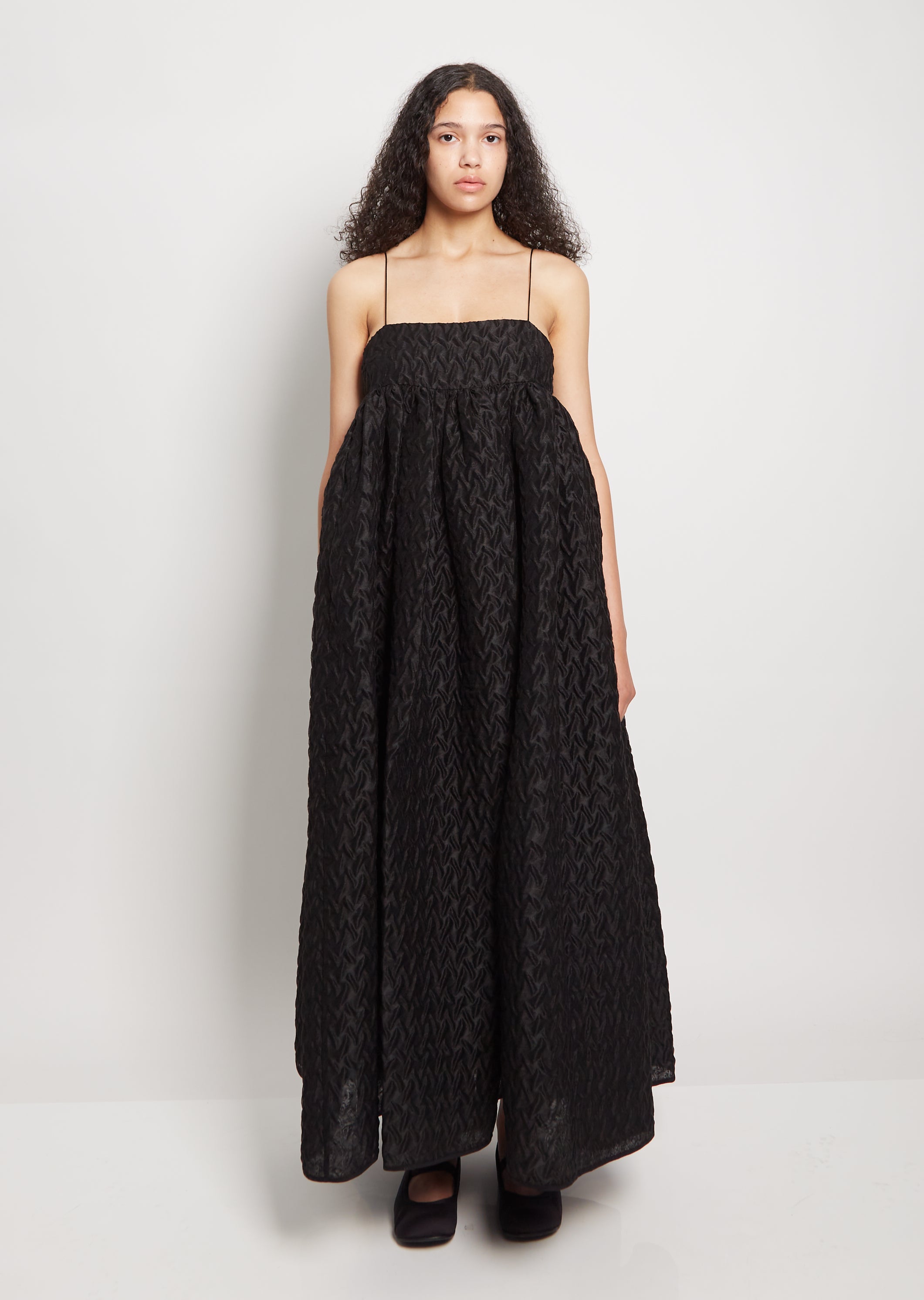 Beth Linen Dress - 8 / Black