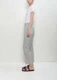 Wool Tapered Trouser — Top Grey