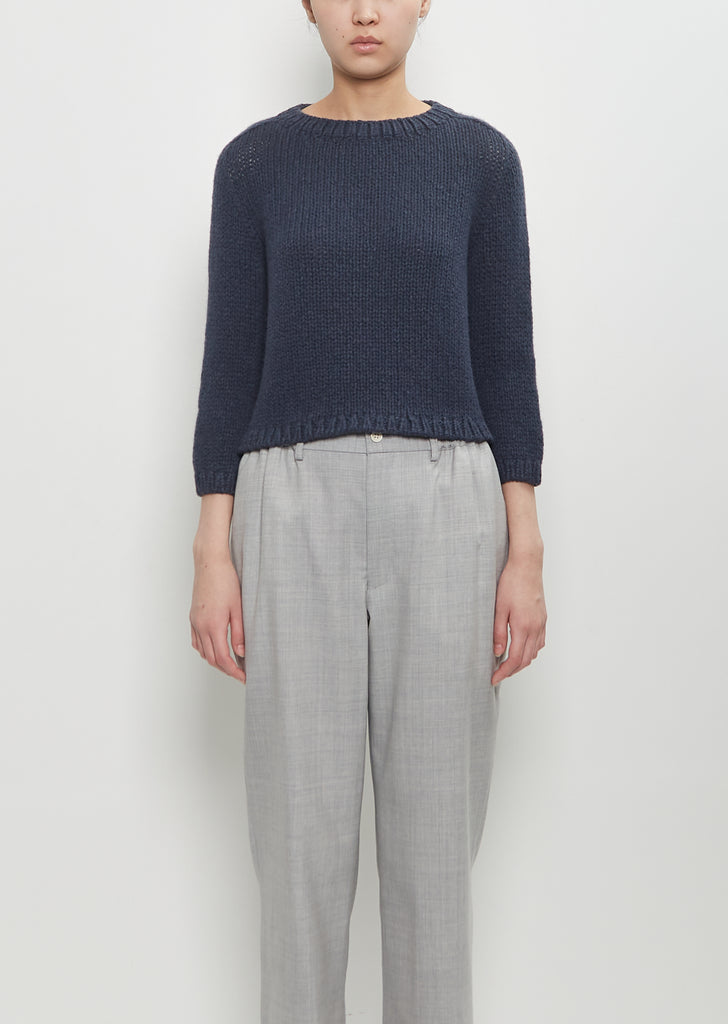 Cashmere Bibi Sweater — Dark Denim