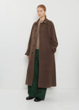 Super Fine Wool Mosser Soutien Collar Coat