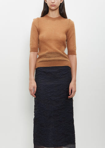 Mohair Videl Top — Chestnut