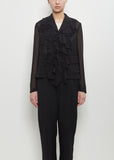 Sheer Georgette Ruffle Jacket