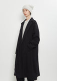 Ribbed Wool Cashmere Hat — Ice