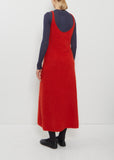 Alpaca Knit Dress — Red