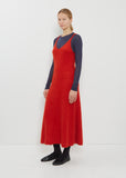 Alpaca Knit Dress — Red