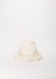 Cotton Linen Nina Hat — Off White