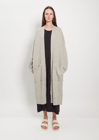 Blanket Cardigan — Light Grey