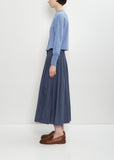 Farmer Cotton Skirt — Micro Check