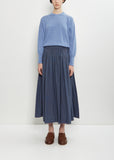 Farmer Cotton Skirt — Micro Check