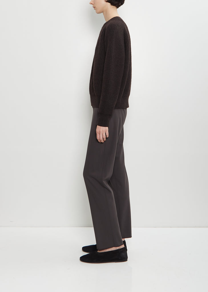 Ribbed Wool Cashmere Sweater