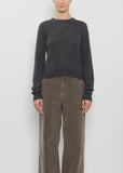 Light Cashmere Sweater — Charcoal