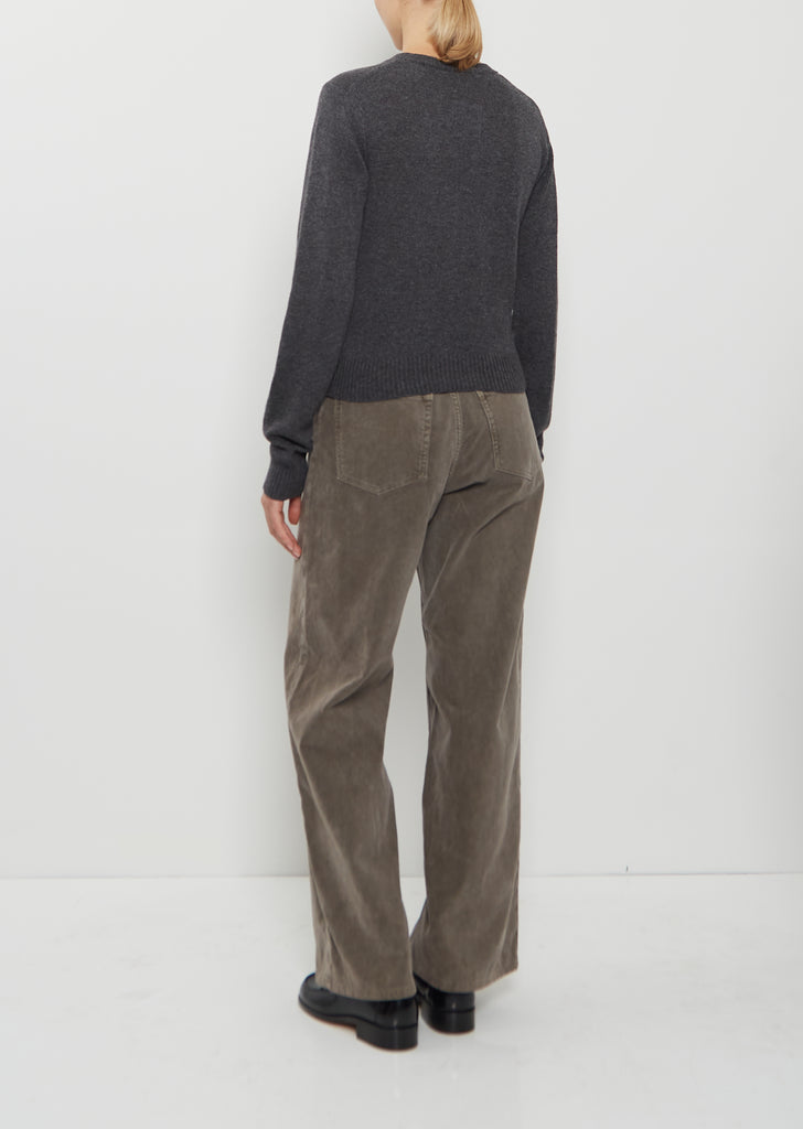 Light Cashmere Sweater — Charcoal