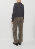 Light Cashmere Sweater — Charcoal