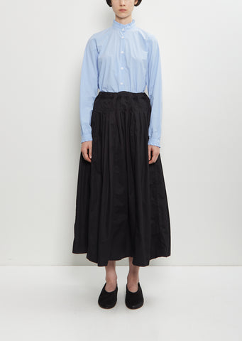 Farmer Cotton Skirt — Black