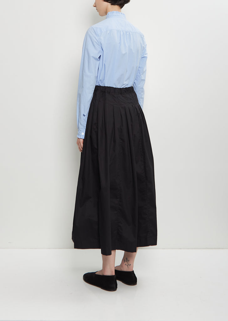 Farmer Cotton Skirt — Black