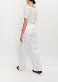 Rapido Cotton Trousers — White