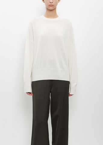 Cashmere Anaa Sweater — Ivory