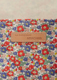 Exclusive Cotton Liberty Flower Tote M — Red Multi